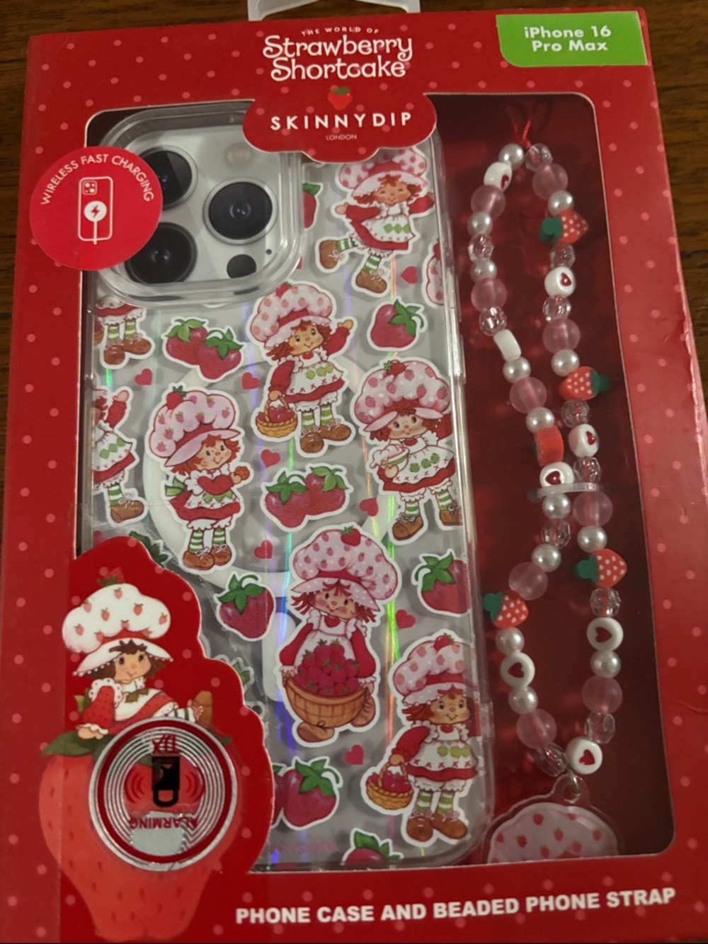 Skinny Dip Strawberry Shorts cake 16 Pro Max case